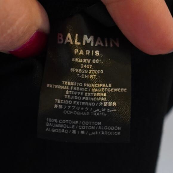 Balmain Paris Toddler Sweatshirt 36 Months Black Logo Pullover Luxury Designer - Picture 9 of 10